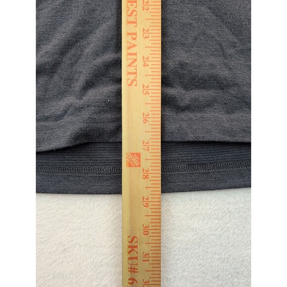 Travis Mathew Quarter Zip Pullover Men Large Gray/ Black Striped Stretchy - Picture 4 of 12